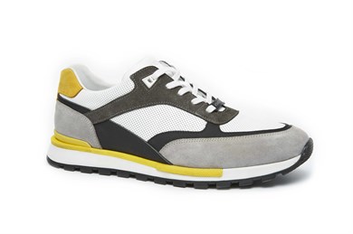 Beyaz Sneaker Deri Ayakkabı