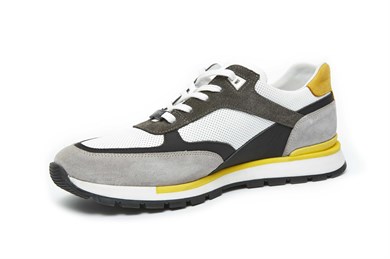 Beyaz Sneaker Deri Ayakkabı