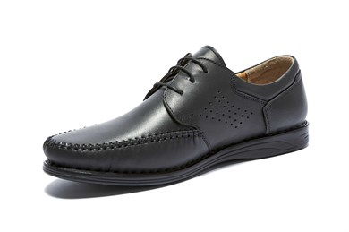 Siyah Comfort Deri Ayakkabı