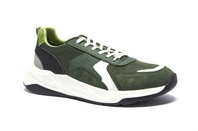 Yeşil Sneaker Deri Ayakkabı
